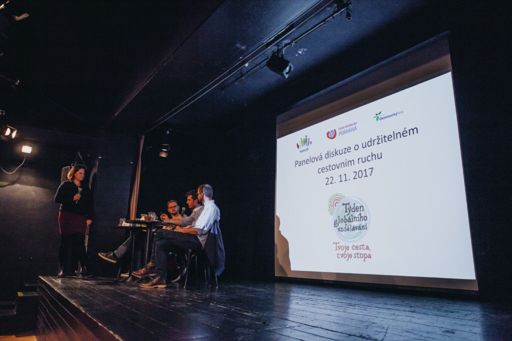 Panelová diskuze o udržitelném cestovním ruchu, 22. listopadu 2017